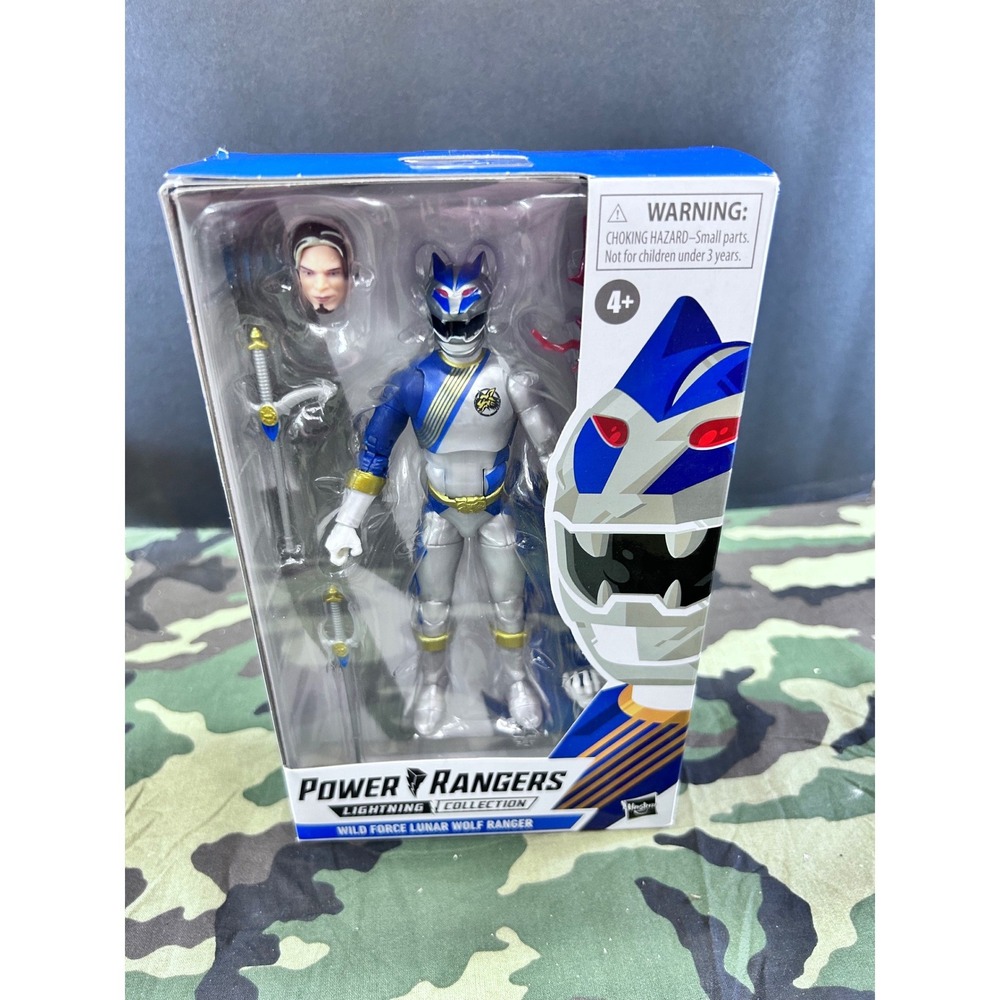 Power‎ Rangers Lightning Collection Wild Force Lunar Wolf Ranger Hasbro Figure